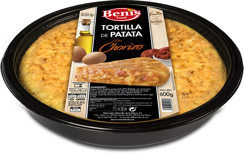 tortilla met chorizo